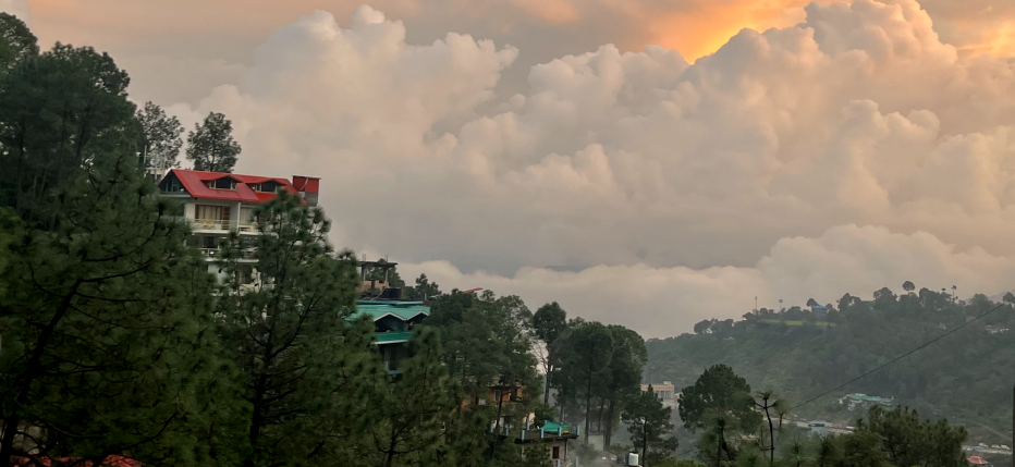 Scenic mountain view from hotel